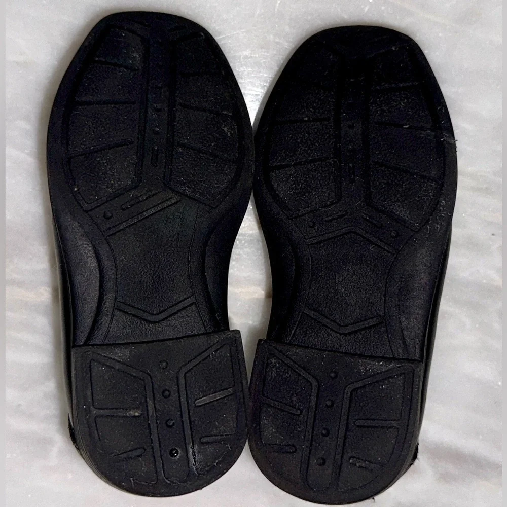 Stafford Toddler Boys Black Dress Shoes – Size 6M Medium, Slip-On Loafers.